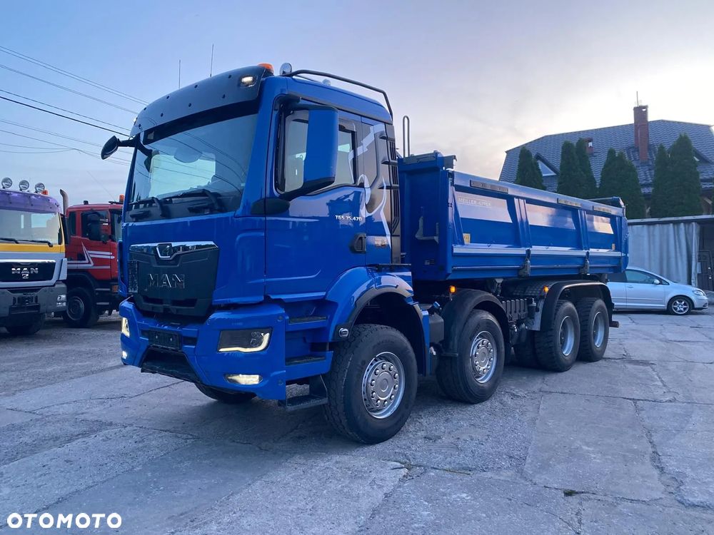 MAN TGS 35.470 8x4 Meiller Kipper + Bordmatik / Retarder / Jak Nowy - 15