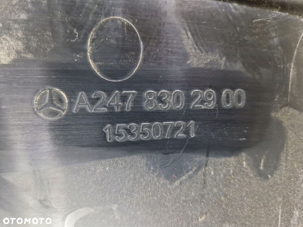MERCEDES X247 GLB ORYGINALNE PODSZYBIE DEFLEKTOR A2478302900 - 12