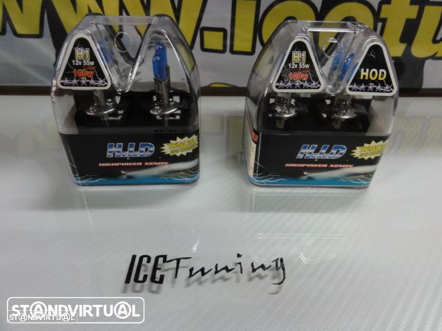 Farois frontais com luz branca 5000k para Honda civic 92-95 JDM Fundo preto - 12