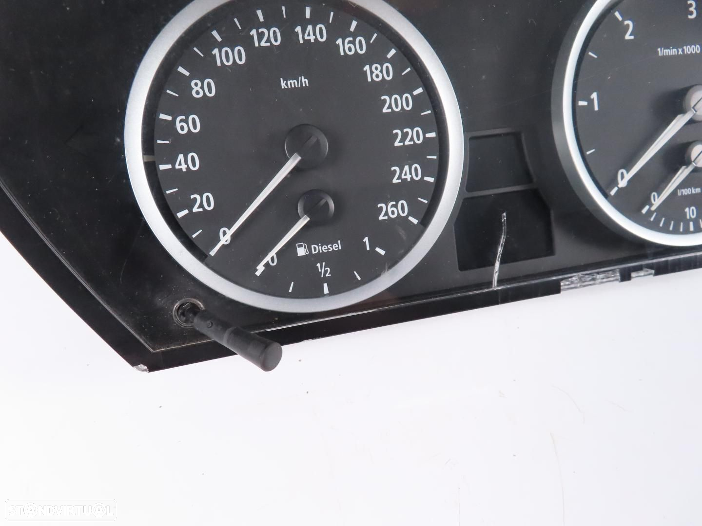 Conta-Quilómetros / Painel de Instrumentos / Quadrante Usado / Original BMW 5 (E... - 2