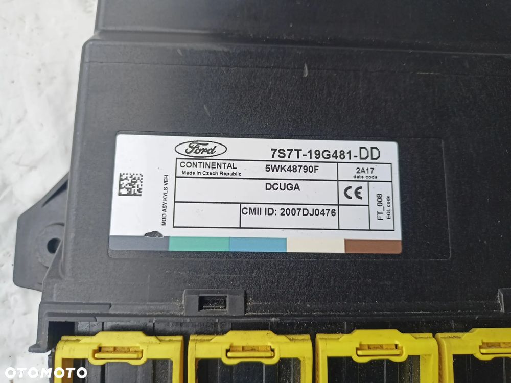 MODUŁ KOMFORTU S-MAX MK1 GALAXY MK3 7S7T-19G481-DD - 2