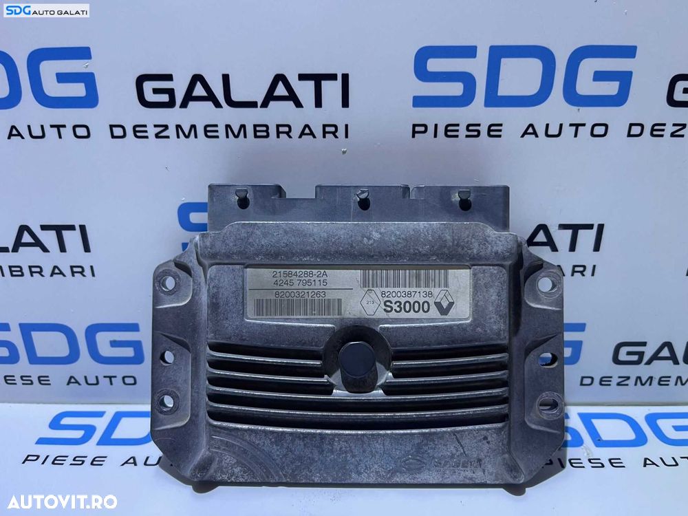 ECU Calculator Motor Renault Scenic 2 2.0 16V 2003 - 2009 Cod 8200321263 8200387138 51584288-2A [L2557] - 1