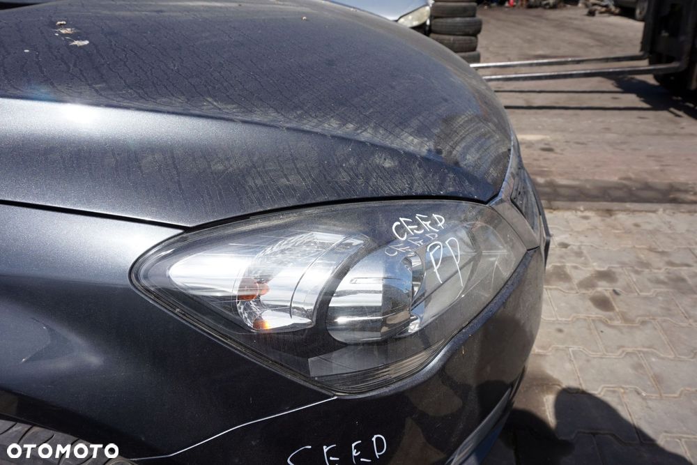 MASKA ZDERZAK BŁOTNIKI LAMPY CEED I LIFT 5K  KIA 2009-2012 CZARNY PRZÓD KOMPLETNY - 22