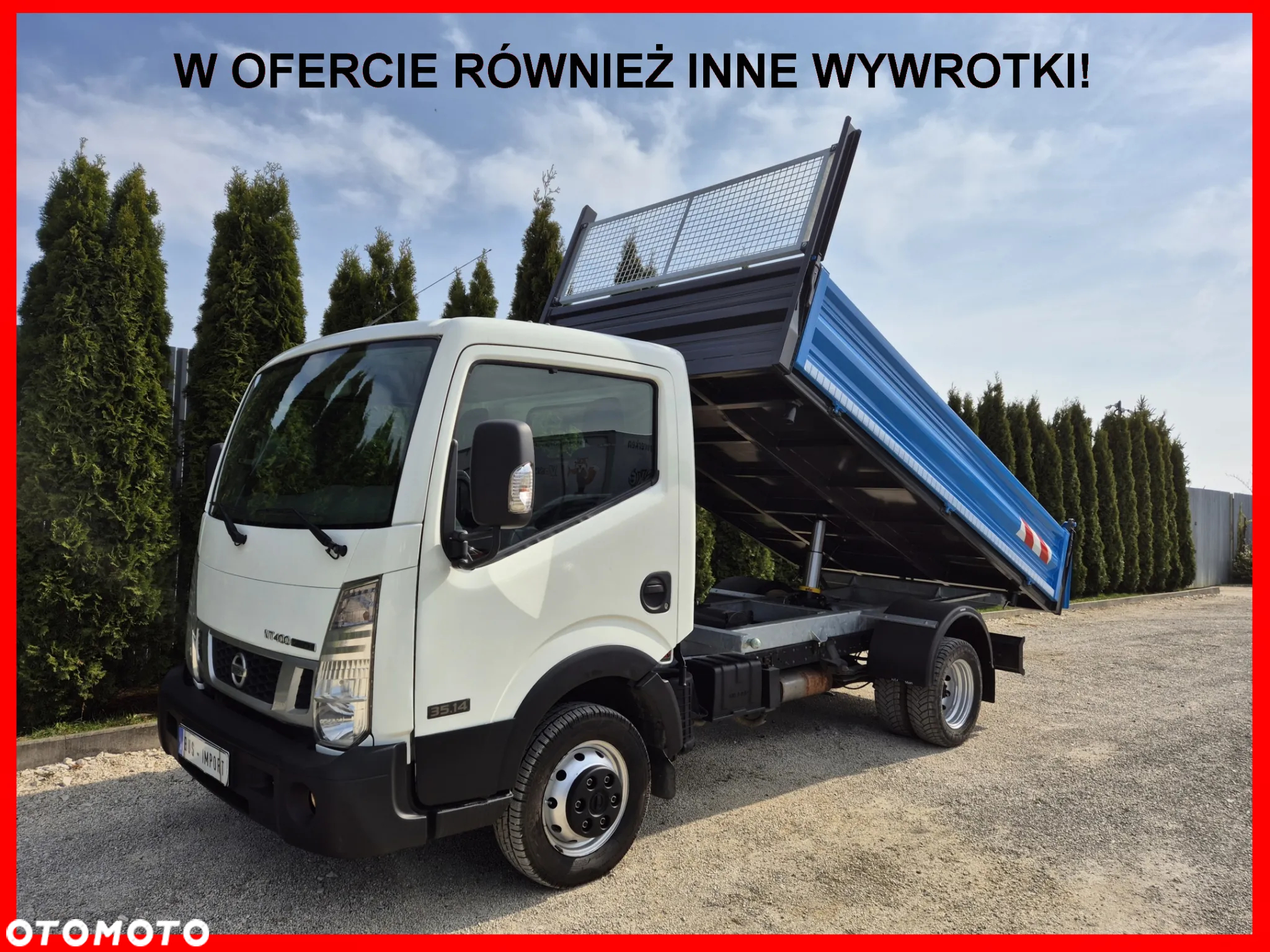 Nissan Cabstar 35.14 2.5 140KM Wywrotka, NT400 - 2