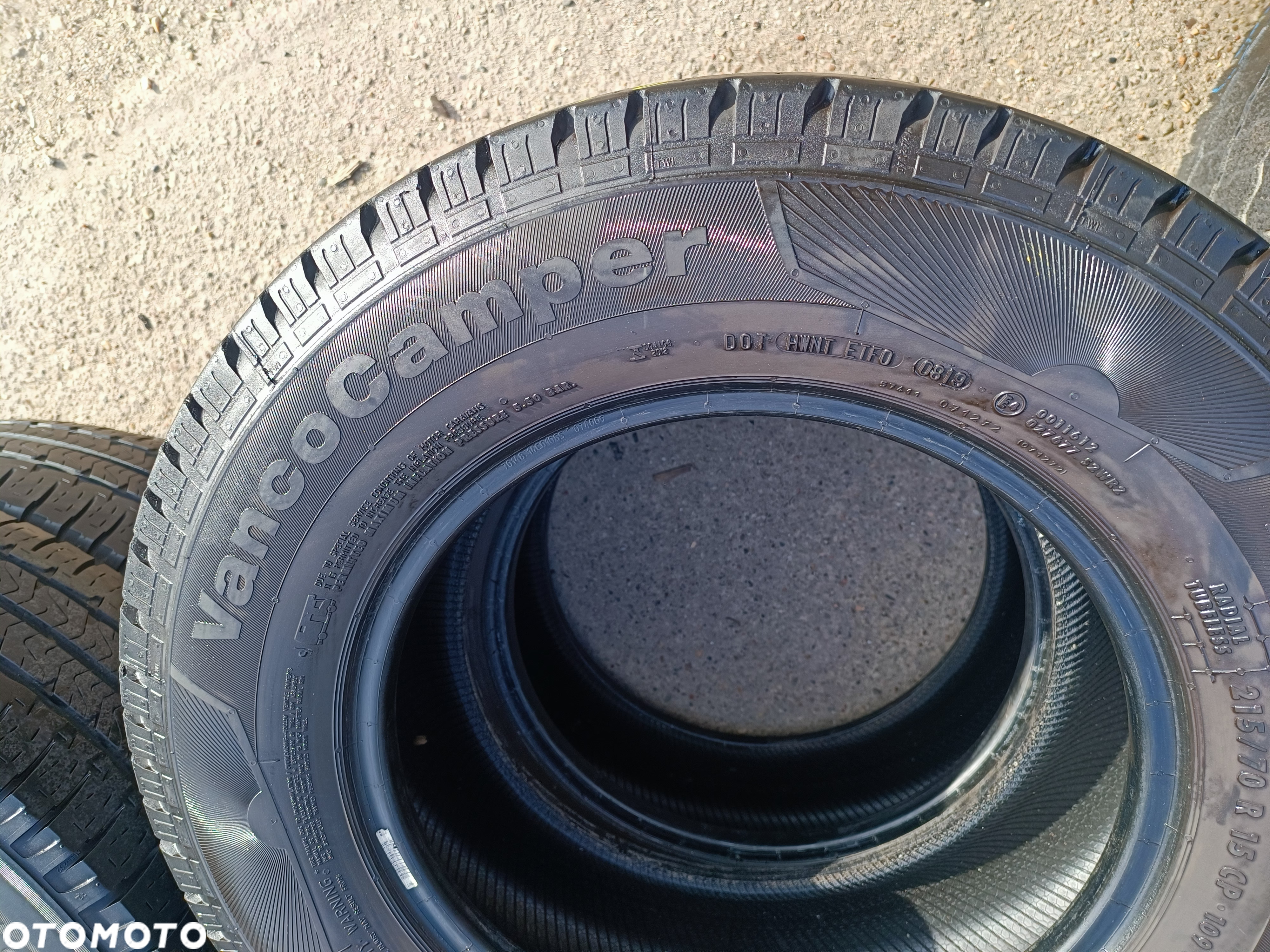 215/70R15C CP 15 C 109R Opony Letnie Lato Continental VancoCamper 5mm Legnica ALU-RAD 215/70 - 5
