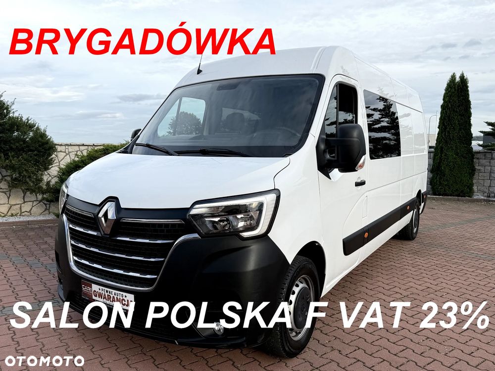 Renault MASTER L3 H2 BRYGADÓWKA 7 OSÓB Salon Polska serwis Tempomat  Hak  CARPOL - 1