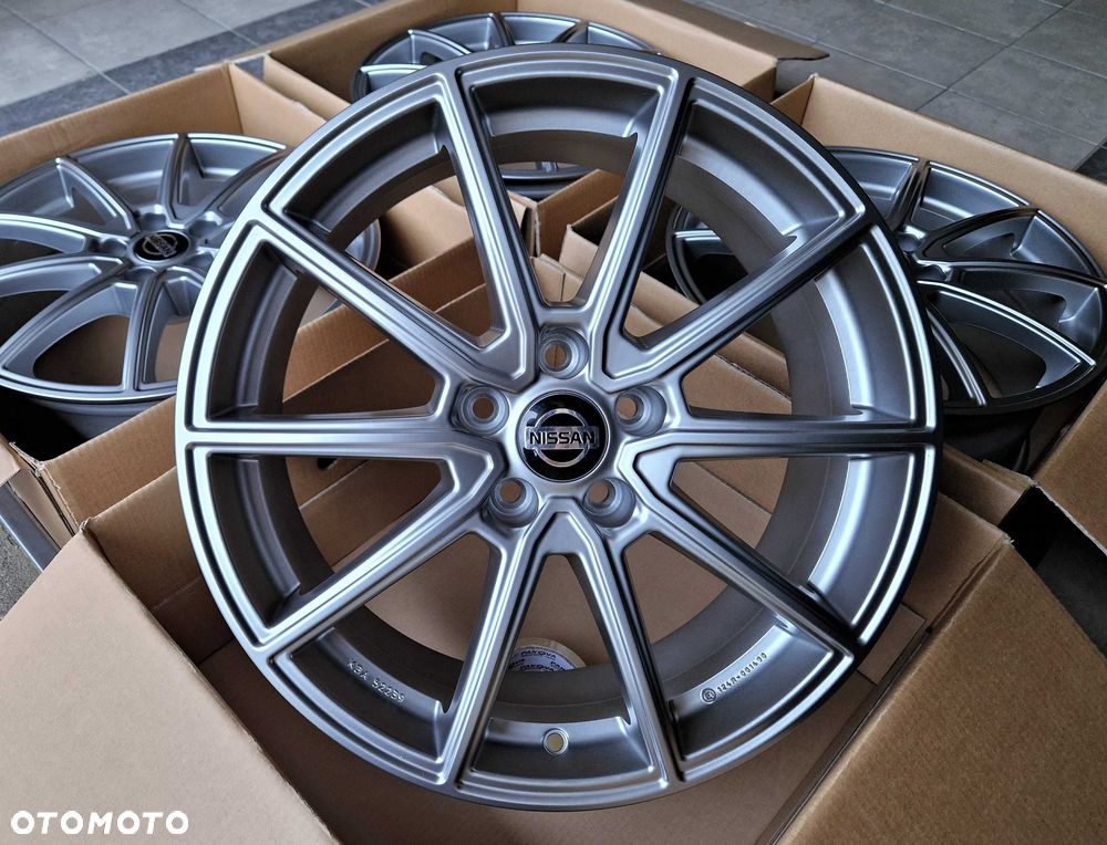 Alufelgi 17 5x114,3 GRAFIT Nissan Juke Qashqai Pulsar Leaf Primera 75#