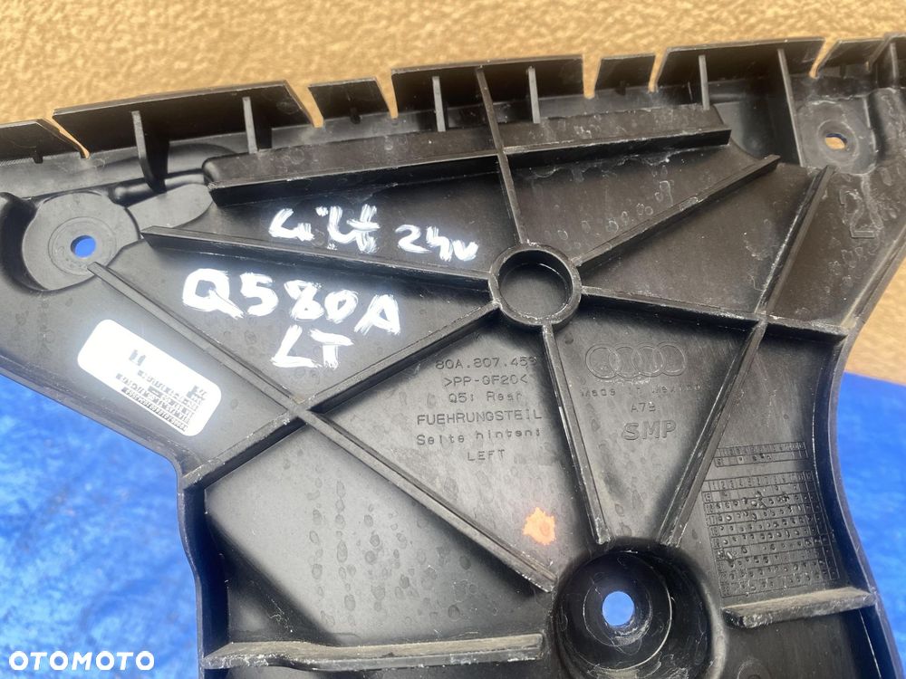 AUDI Q5 80A LIFT 80A807453 ŚLIZG ZDERZAKA TYŁ LEWY  ORYGINAŁ - 3