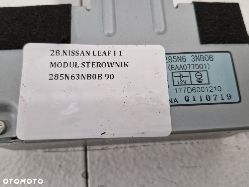 NISSAN LEAF I 1 MODUŁ STEROWNIK 285N63NB0B - 2