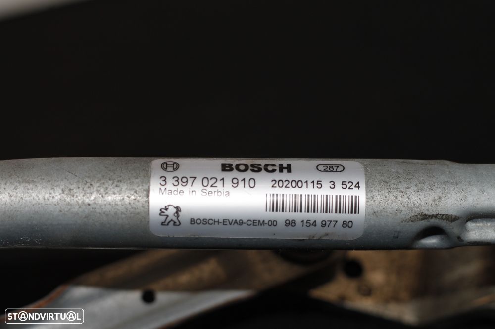 MOTOR LIMPA PARA-BRISAS PEUGEOT 208 - 4