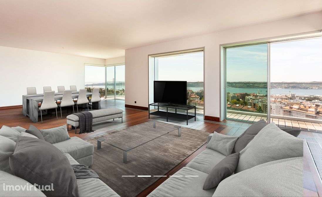 Apartamento T4 de Luxo no Restelo com Vista sobre Tejo e Lisboa - Grande imagem: 4/17