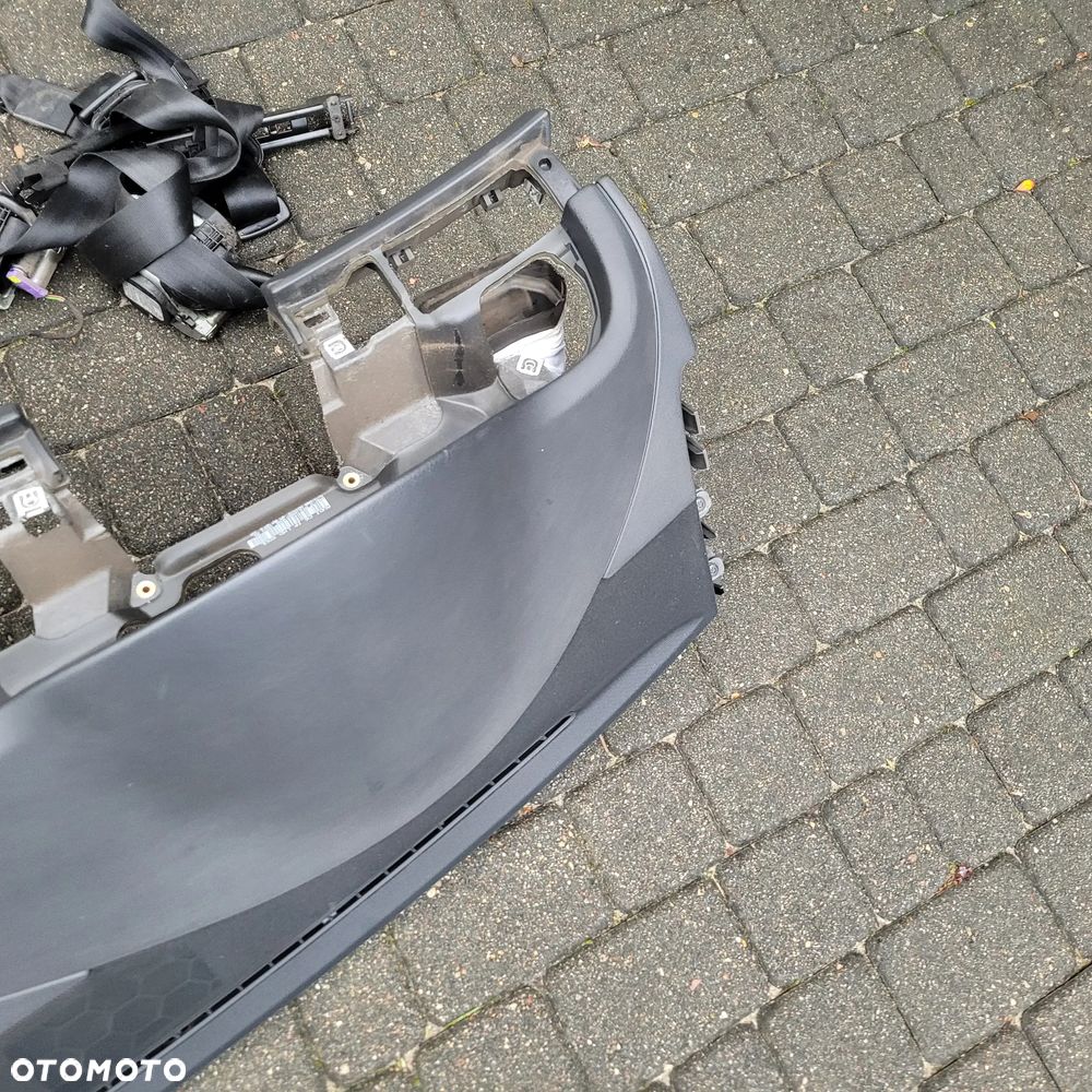 AUDI A6 C6 LIFT DESKA KONSOLA AIRBAG PASY CZARNA SOUL 4 RAMMIENNA KOMPLET - 13