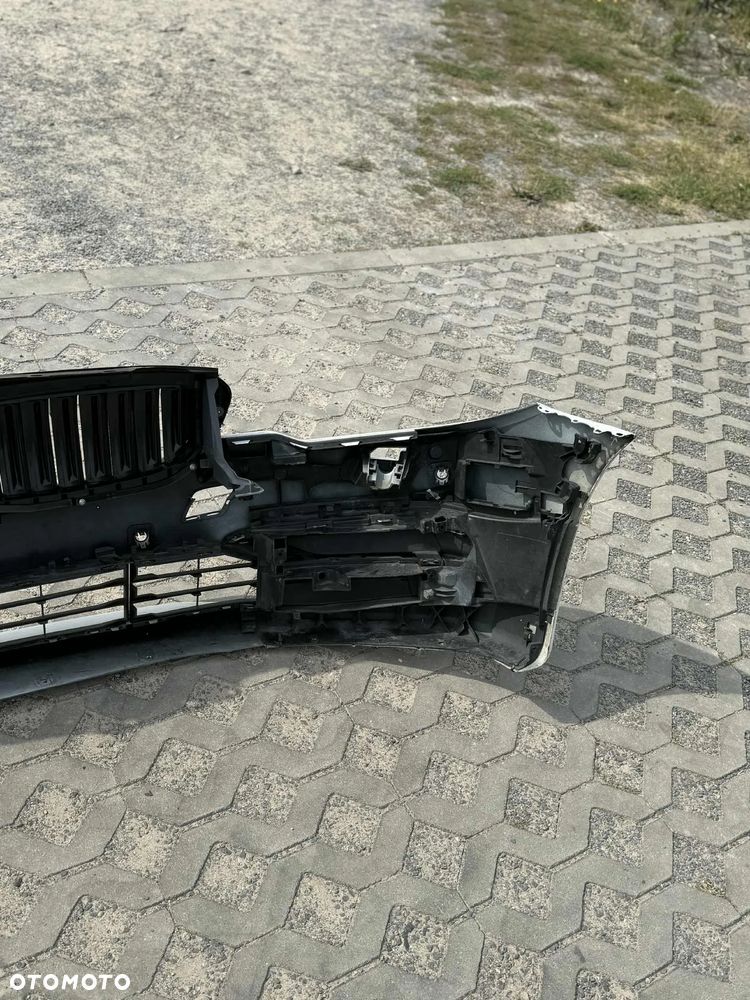 BMW 5 G30 Zderzak Przód Przedni kompletny Grill 4xPDC A300 Alpinweiss - 3