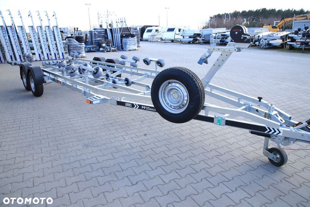 Lorries Przyczepa Podłodziowa PP35-8825 Do Łodzi Max 8,6 M DMC 3500 kg Tylne Lampy LED - 17