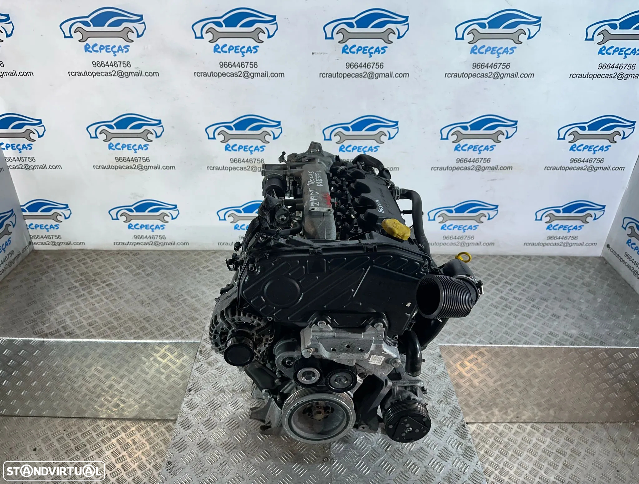 .Motor Completo GM Fiat Opel Saab Z19DT D207E 1.9 CDTi TiD 120cv 8v Bosch 2004 a 2010 - 8