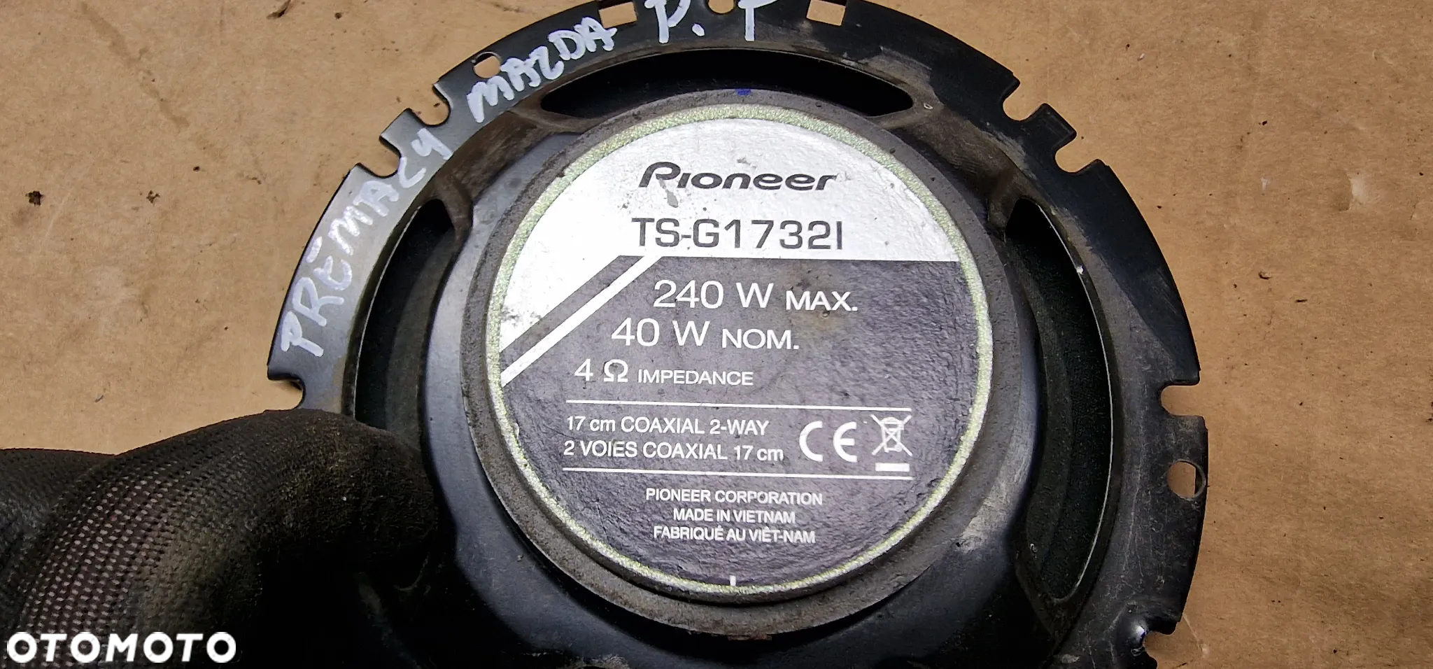 Głośnik prawy lewy przód tył Pioneer TS-G1732I - 4