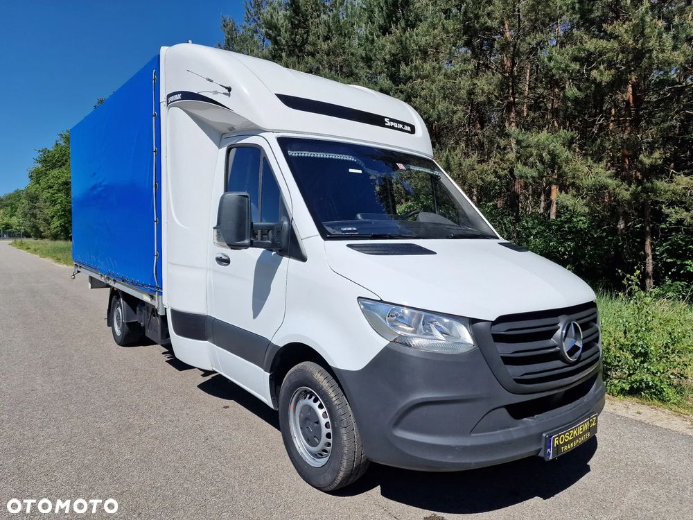 Mercedes-Benz Sprinter 2023r 8EP, Salon PL ASO bezwypadkowy,  ,poduszki pneumatyczne tylnej osi, - 14
