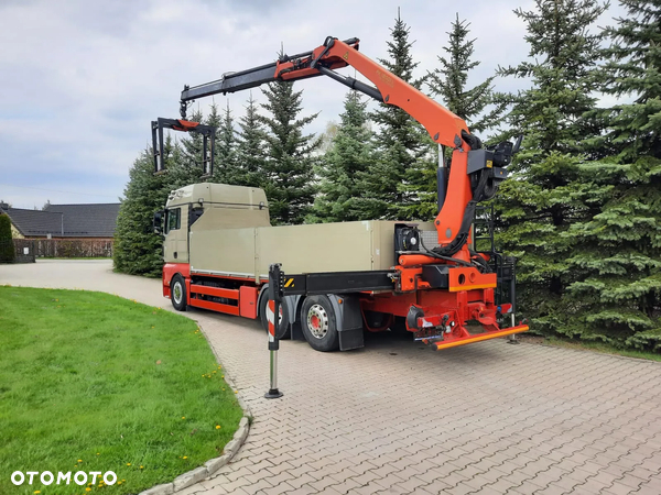 MAN TGX 26.480 z HDS Palfinger PK 18001L / 3-oś skrętna