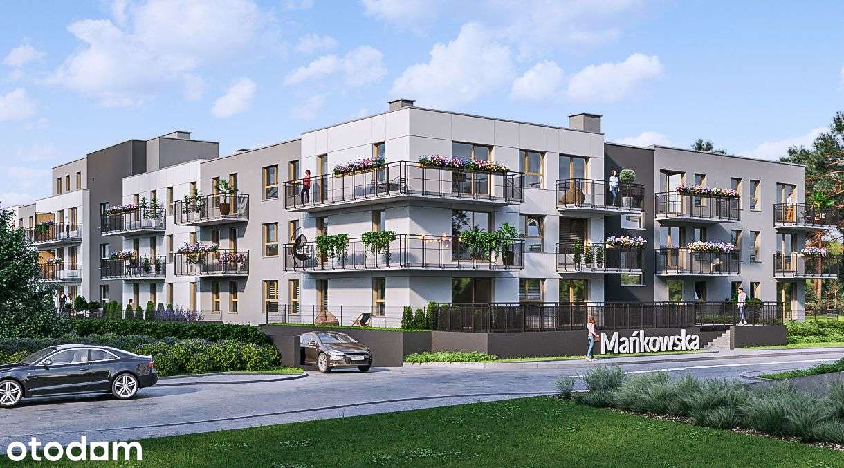 2-pokojowe mieszkanie 34m2 + balkon Bezpośrednio