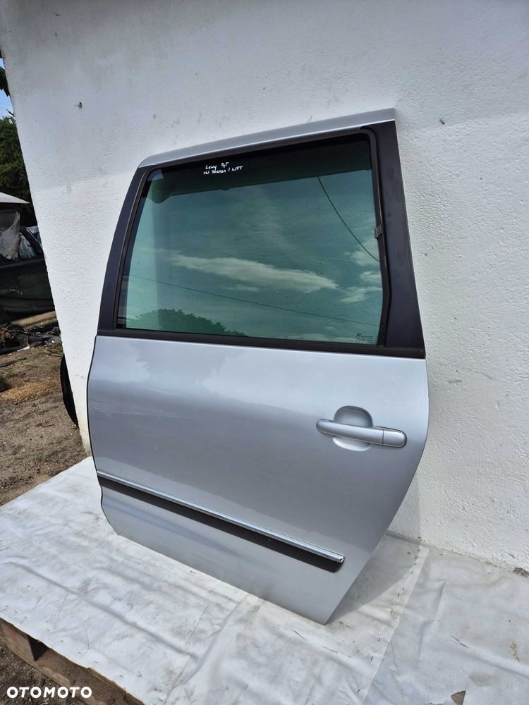 Lewe Tylne Tył Drzwi VW Sharan I LIFT Alhambra Galaxy LB7Z Srebrne Ory - 2