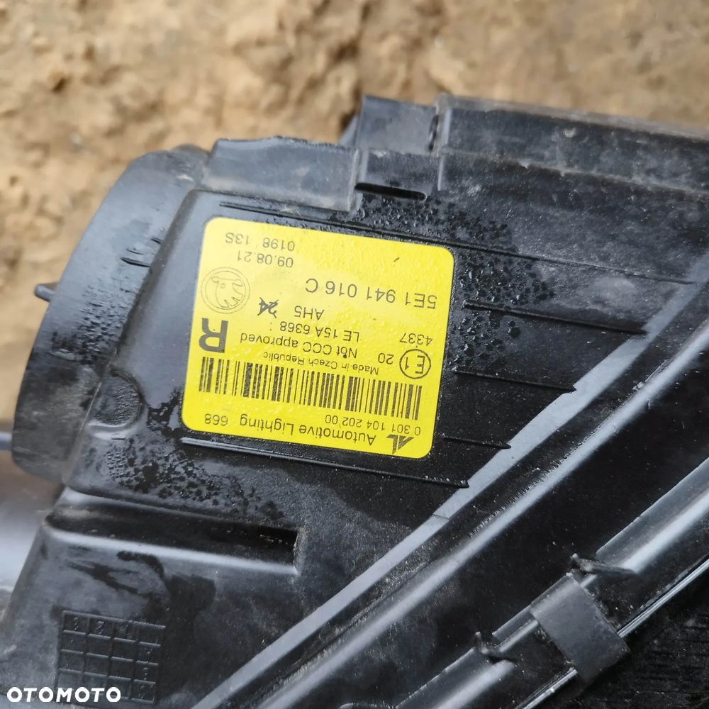 zderzak przód pas octavia 3 III lift reflektor prawy - 7