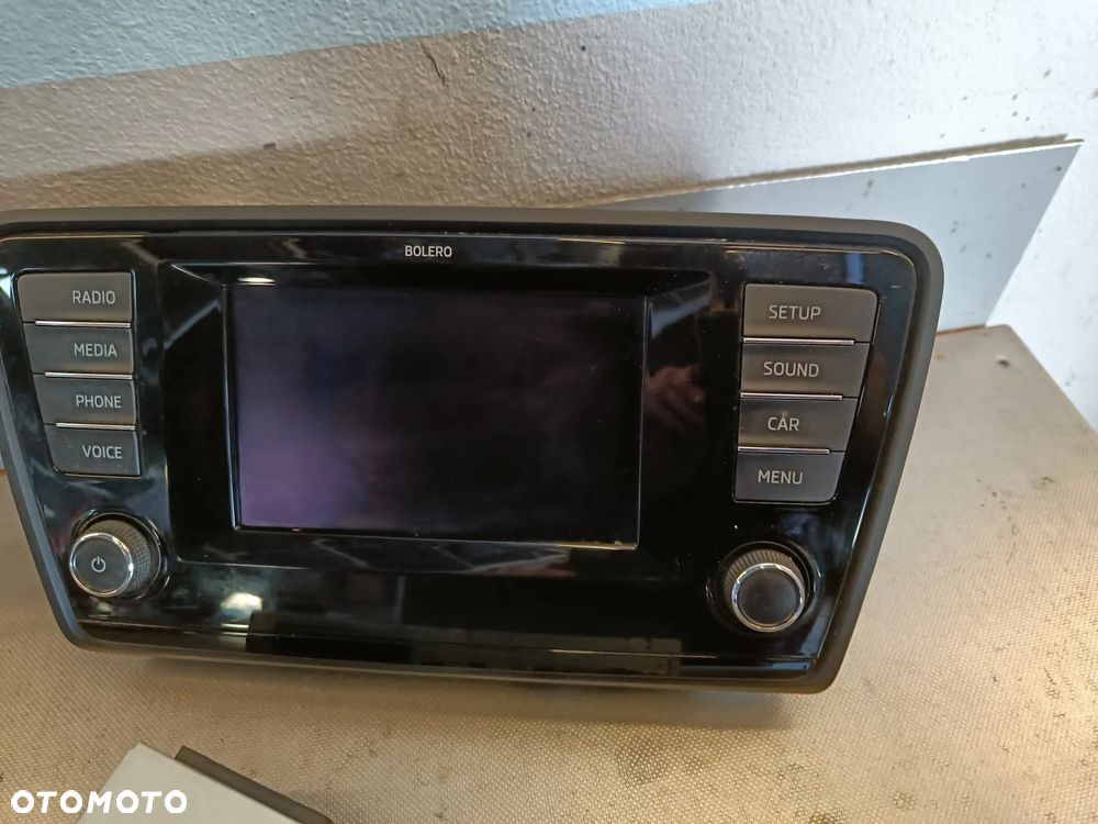 Radio Ekran Skoda Octavia 3 III Czytnik Multimediów Wyświetlacz 5E0035842 5E0919605B - 3
