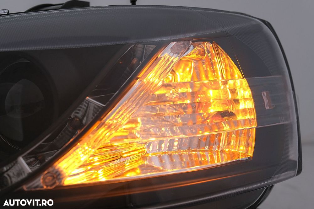 Faruri LED DRL compatibil cu Opel Astra G (09.1997-02.2004) Negru - 6