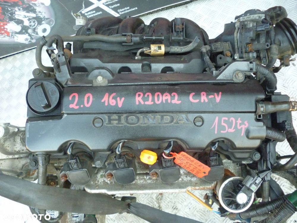 SILNIK HONDA CR-V 2.0 16V R20A2 152 TYS - 2
