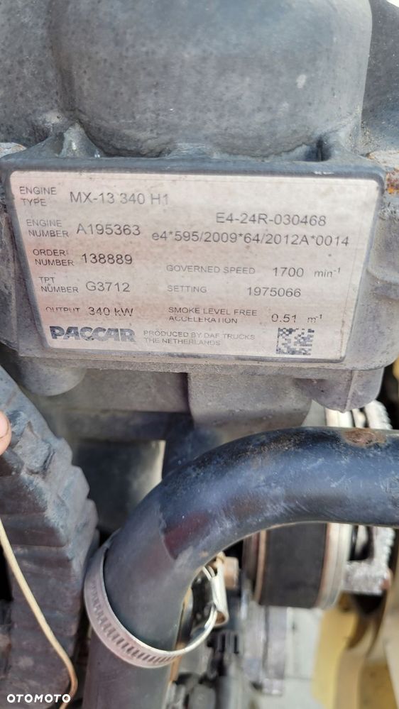 KOMPLETNY SILNIK DAF CF XF 106 460KM EURO 6 - 5