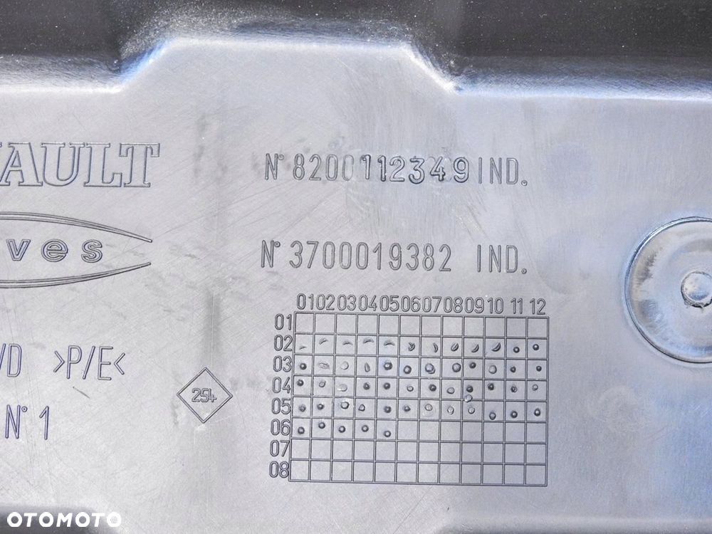 OSŁONA PODŁOGI PRAWY PRZÓD RENAULT SCENIC II - 10