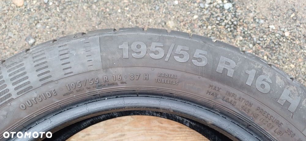 195/55R16 87H CONTINENTAL , komplet opon letnich. - 3