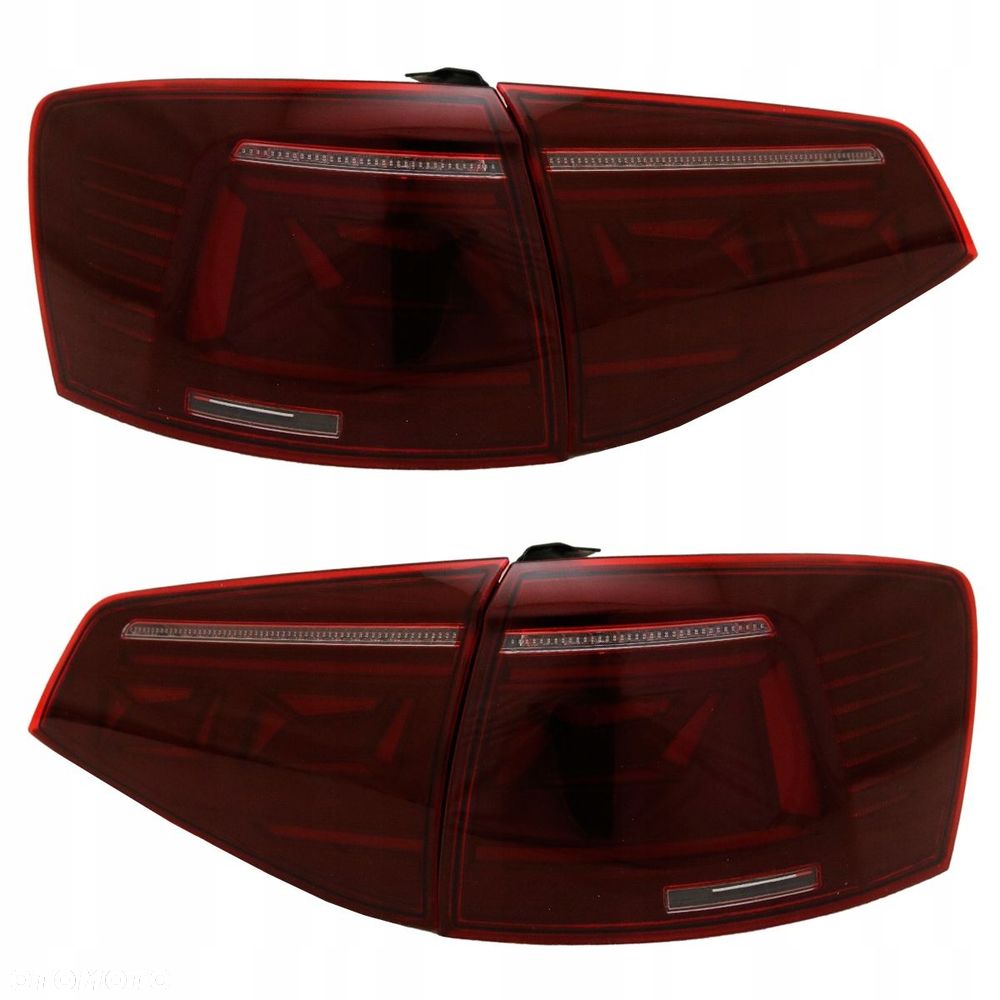Lampy tyl ne kpl Vland Full LED Diody Tuning VW Jetta VI 5c 6 Lift 2014-18 - 2