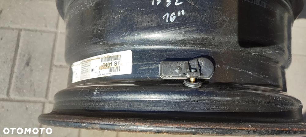 FELGI STALOWE 5x108 7Jx16 CALI ET 32 CITROEN C5 PEUGEOT 508 CZUJNIKI GRATIS KOMPLET 4 SZTUKI - 10