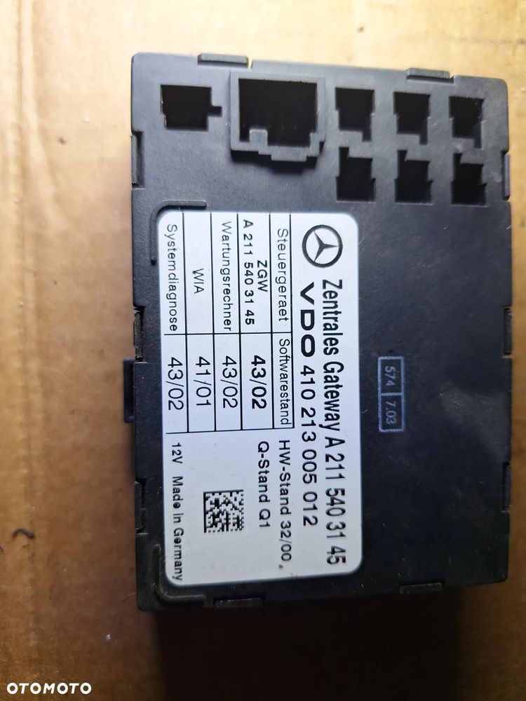 MERCEDES e- klasa W211  moduł sterownik zamka   A2115403145   (5/17) - 2