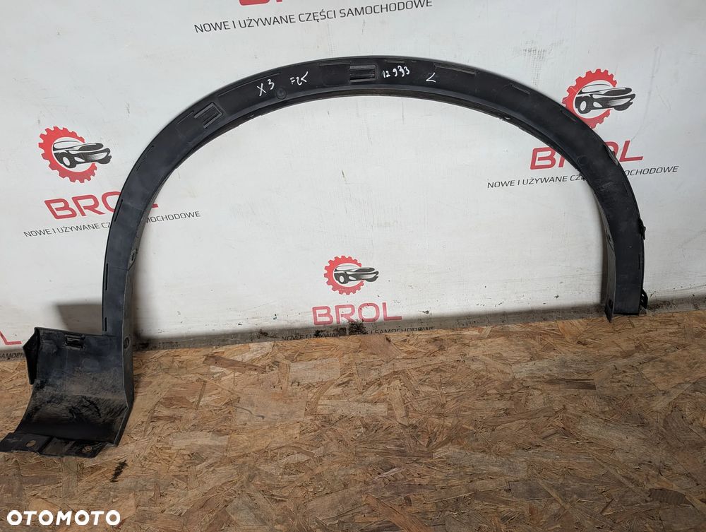 LISTWA NAKŁADKA BŁOTNIKA PRZÓD LEWA BMW X3 F25  7210081 - 4