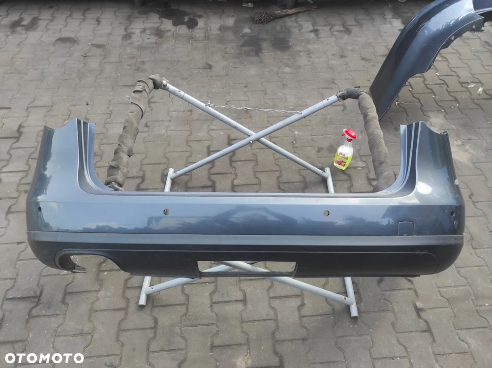 VW PASSAT B6 KOMBI ZDERZAK TYŁ TYLNY CHROM HAK HOLOWNICZY PDC CZUJNIKI PARKOWANIA SZARY  WYSYŁKA !!!!! - 1