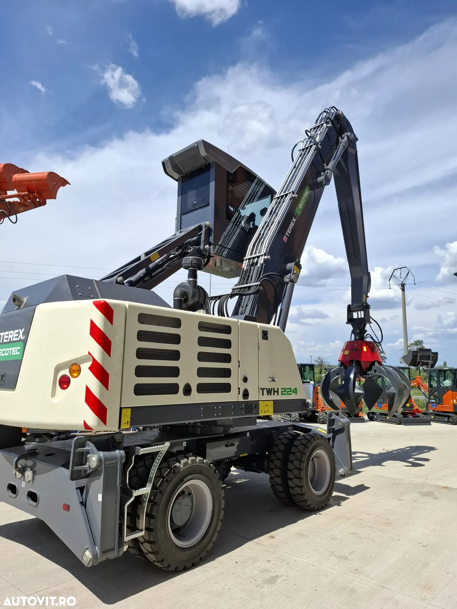Terex FUCHS 26t, brate 11m, graifer 5 petale, cale fata spate-garantie, posibilitate leasing-269.000 EUR+tva - 19