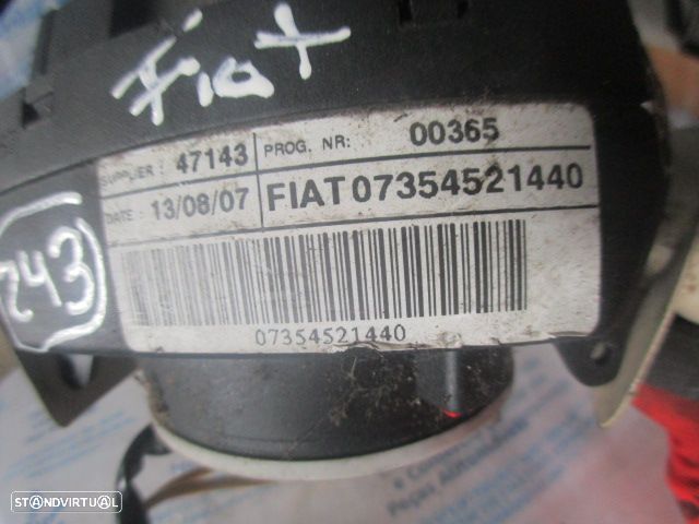 Comutador Luzes Fita Airbag 07354521440 FIAT 500 2007 1.2I 70CV 3P LARANJA - 5