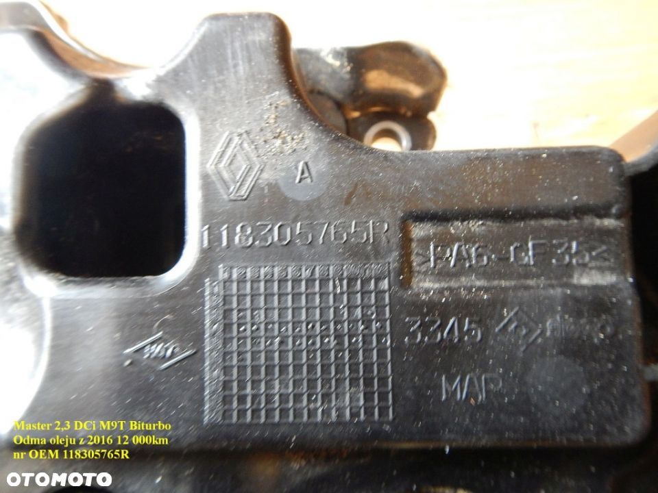 MASTER 2,3 DCI BITURBO Odma oleju nr 118305765R - 2