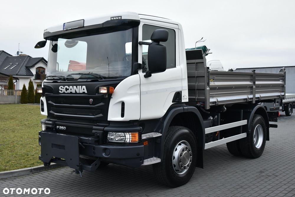 Scania P250 WERSJA OFFROAD / WYWROTKA 3-STRONNA / BLOKADA MOSTU / TYŁ RESOER / P.NOWA / 18 TYŚ KM PRZEBIEGU! / SALON PL / - 2