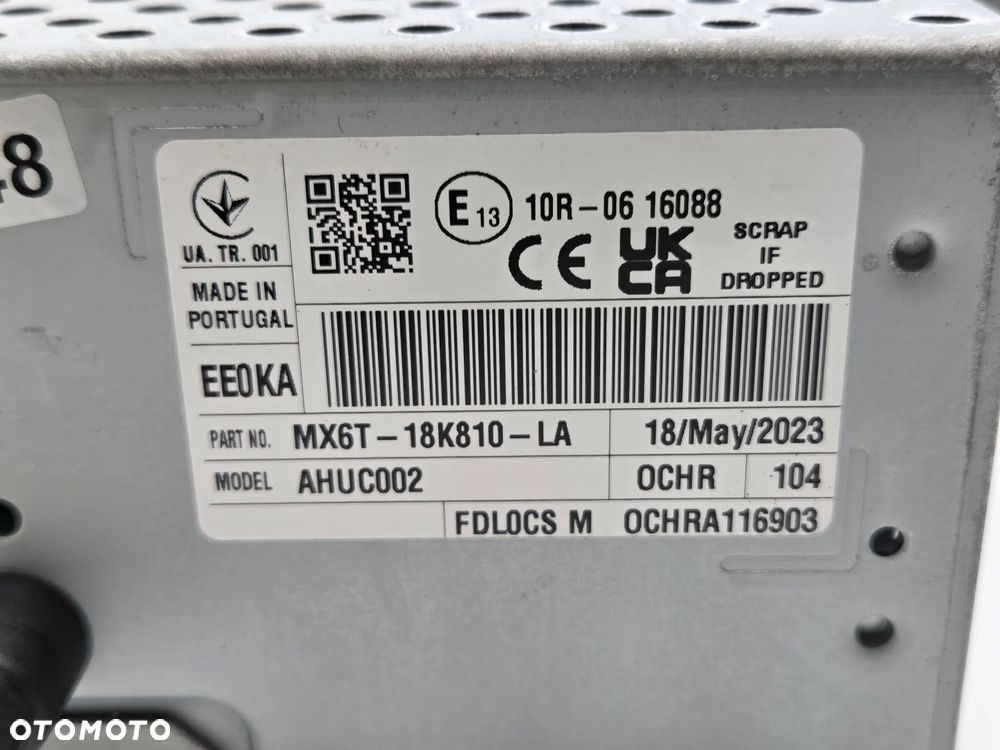 CZYTNIK RADIO NAWIGACJA FORD FOCUS ACTIVE MK4 MX6T-18K810-LA - 8
