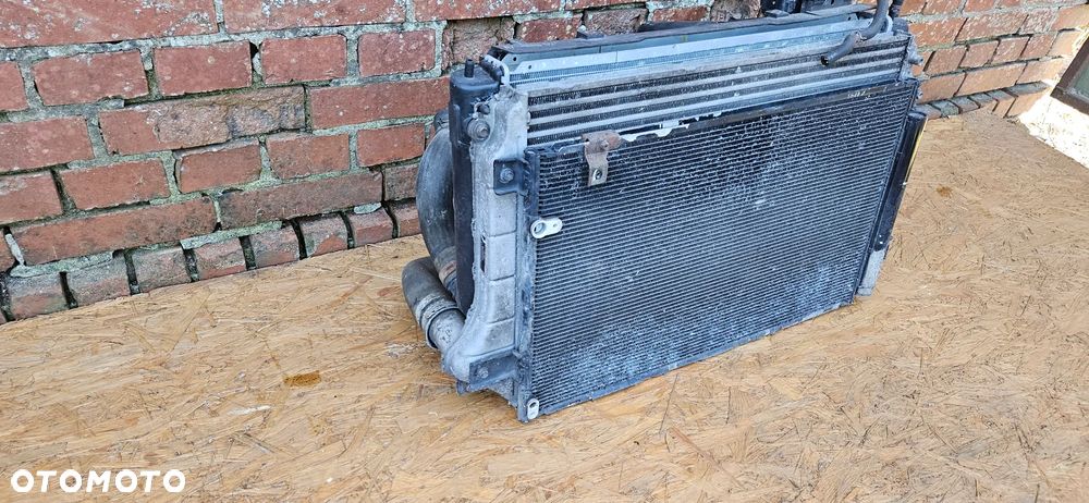 TOYOTA COROLLA VERSO II 2 2.2 D-CAT 177 KM 2ADFHV komplet chłodnic z wentylatorem chłodnica wody klimatyzacji wentylator chłodnicy - 3