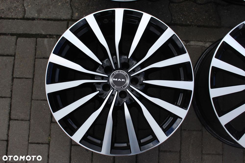 mak 20cali 5x112 et22 9,5j mercedes glc glk 204x gle h1gle r w251 sls w177 - 6