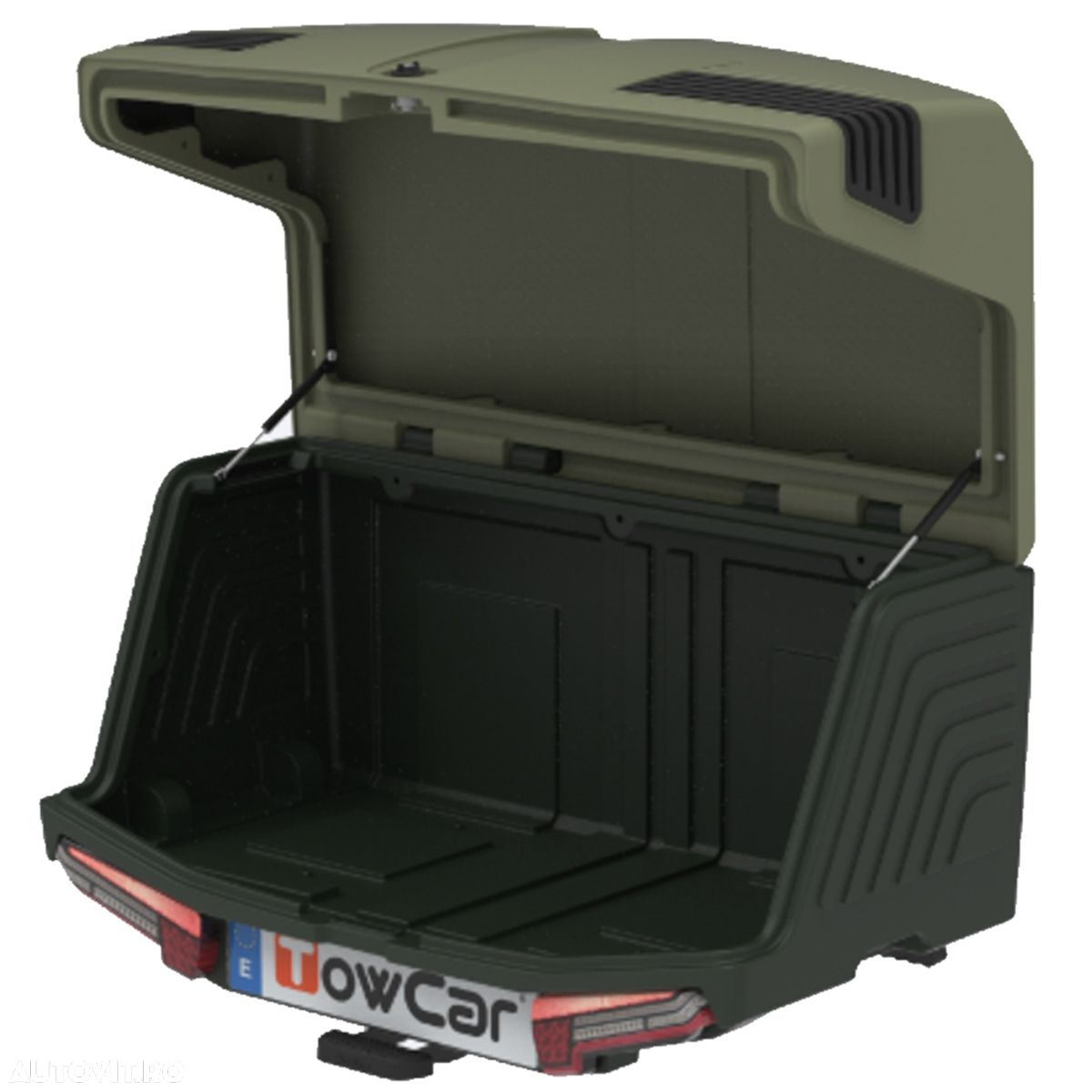 Cutie portbagaj pe carligul de remorcare Towbox V3 Camper Verde - 2