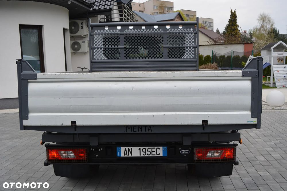 Ford TRANSIT_PIĘKNY 2020/21 Rok-EURO 6+KLIMA_SOLIDNA 3-STRONNA ORYGINALNA WYWROTKA Z WŁOCH_7-OSÓB BRYGADÓWKA DOKA - 7