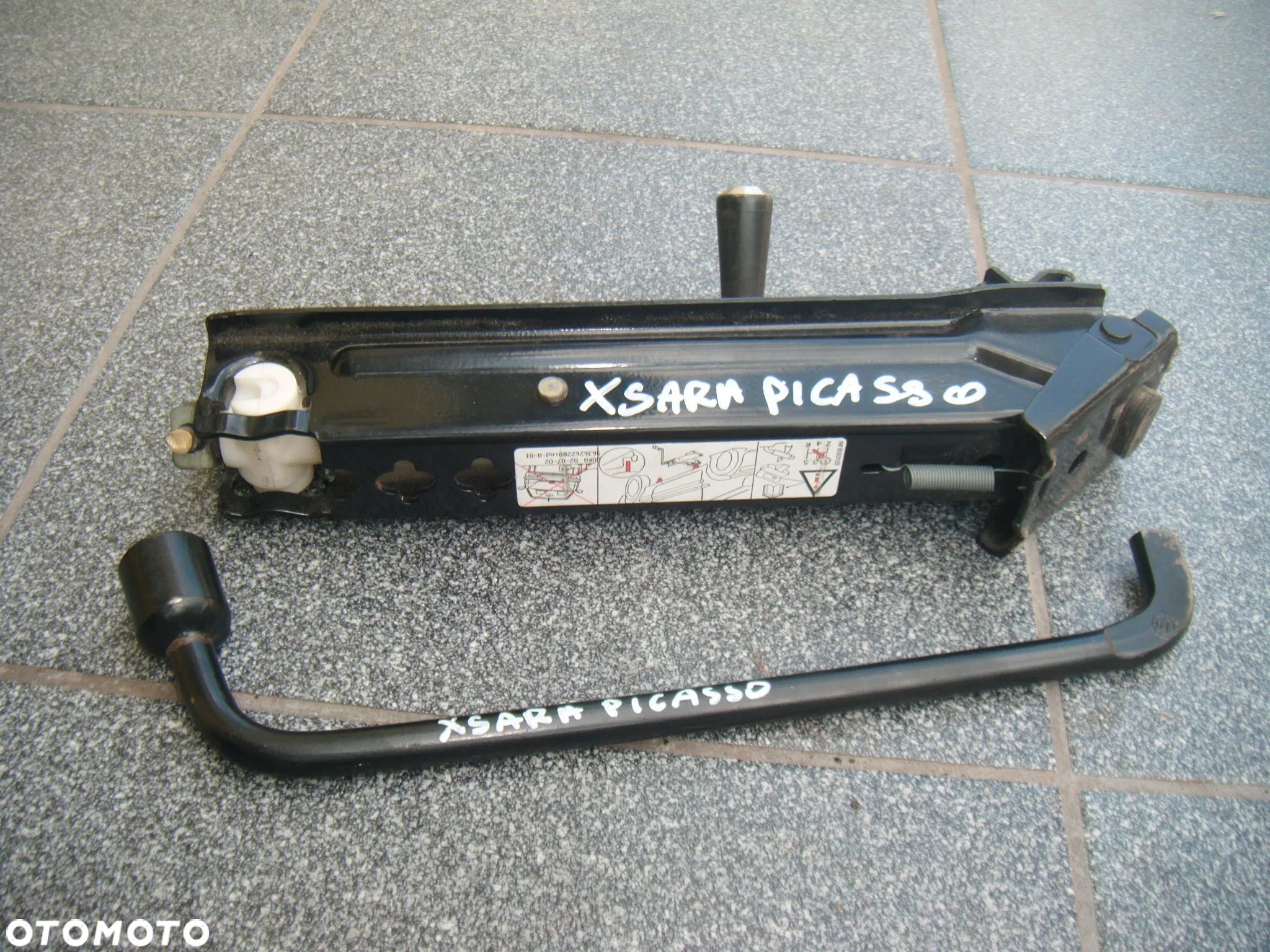 citroen xsara picasso 02r lewarek podnoszenia auta z kluczem - 1