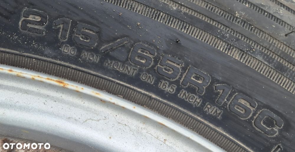 Koło Na Zapas Felga Z Oponą Ford Custom / Transit MK8 215/65 R16C lub R15C - 2