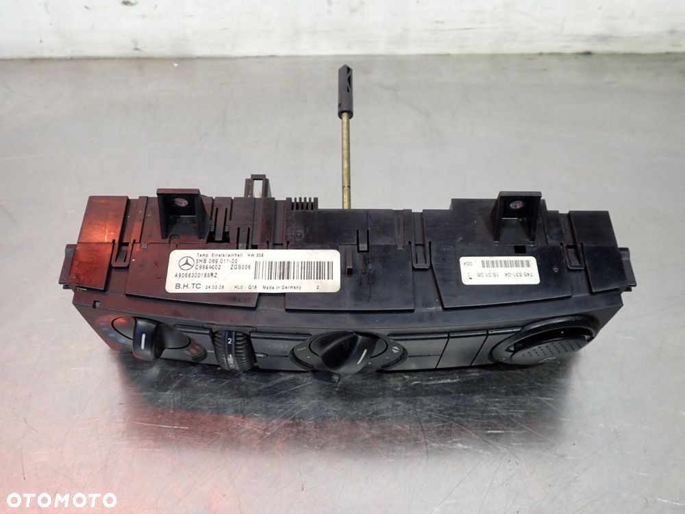 PANEL STEROWANIA NAWIEWU MERCEDES-BENZ SPRINTER W906 313 CDI - 1