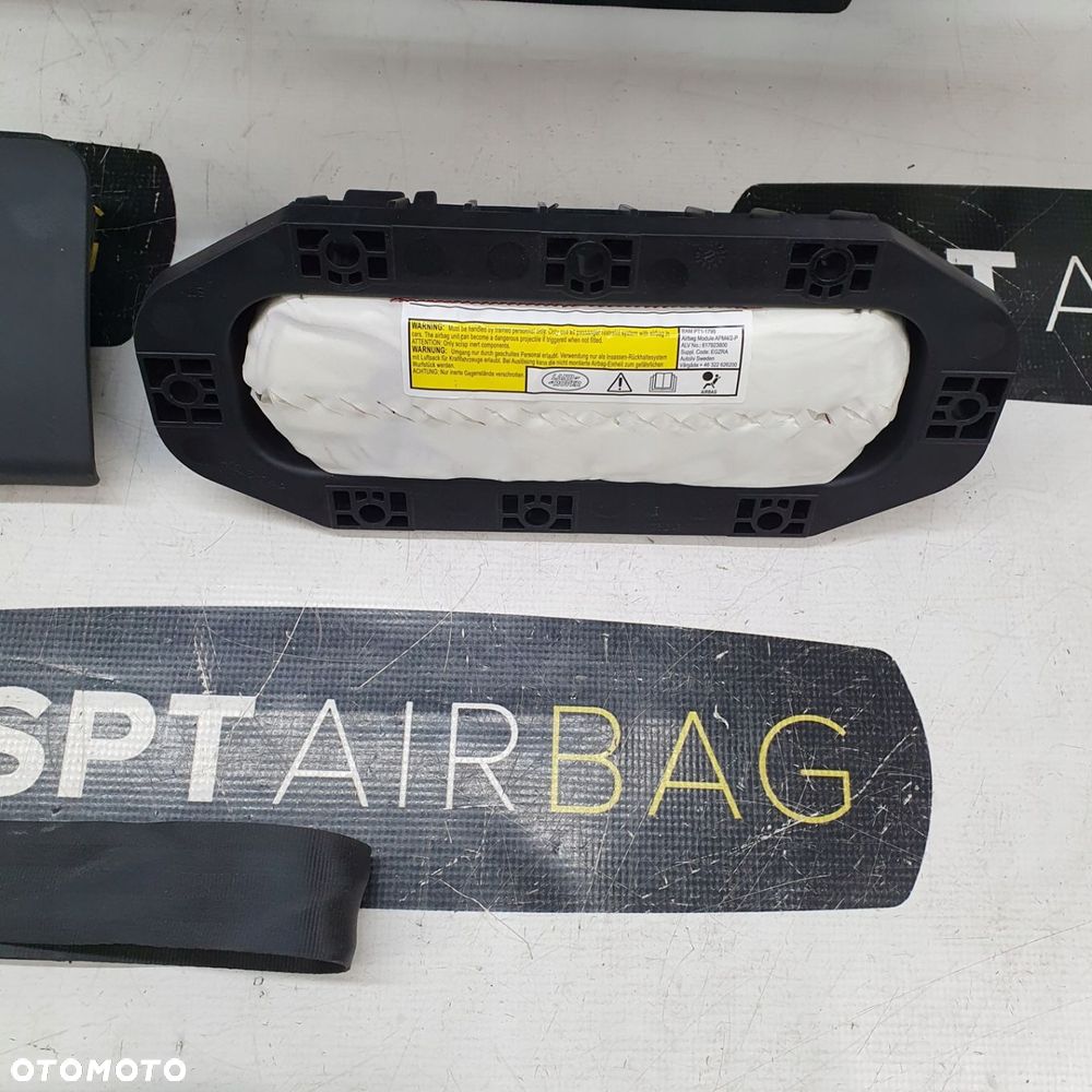 LAND ROVER RANGE ROVER EVOQUE DESKA ROZDZIELCZA KONSOLA KOKPIT PULPIT PODUSZKI AIRBAG AIR BAG PASY KIT SET - 6
