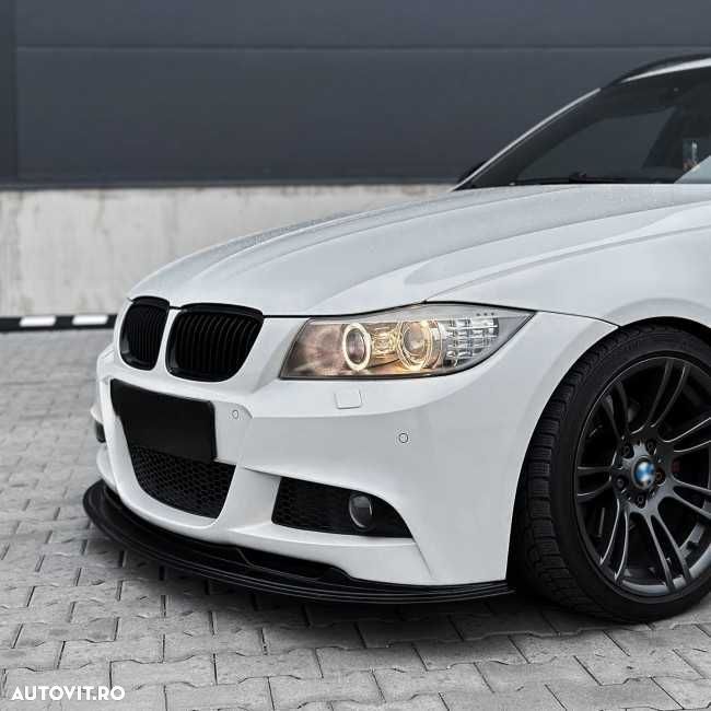 Prelungire Lip Bara Fata Ranforsat Ultra rezistent BMW E90 E91 LCI (2009-2012), Pachet M - 8